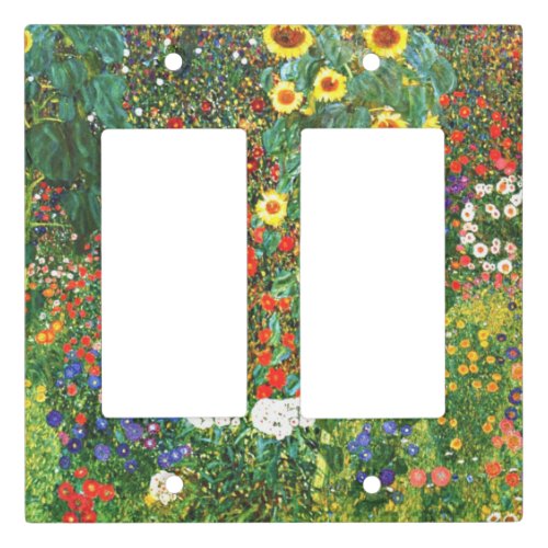 Farm Garden with Sunflowers best_selling artwork Light Switch Cover