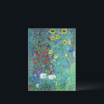 Farm Garden with Sunflowers by Gustav Klimt  Postcard<br><div class="desc">Farm Garden with Sunflowers by Gustav Klimt</div>