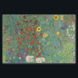 Farm Garden with Sunflowers by Gustav Klimt Tissue Paper<br><div class="desc">Farm Garden with Sunflowers by Gustav Klimt</div>