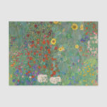 Farm Garden with Sunflowers by Gustav Klimt Tissue Paper<br><div class="desc">Farm Garden with Sunflowers by Gustav Klimt</div>