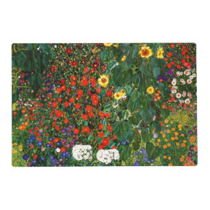 Farm Garden with Sunflowers, famous painting Placemat
