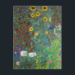 Farm Garden with Sunflowers | Gustav Klimt | Photo Postcard<br><div class="desc">Farm Garden with Sunflowers is a 1907 painting by Gustav Klimt.</div>