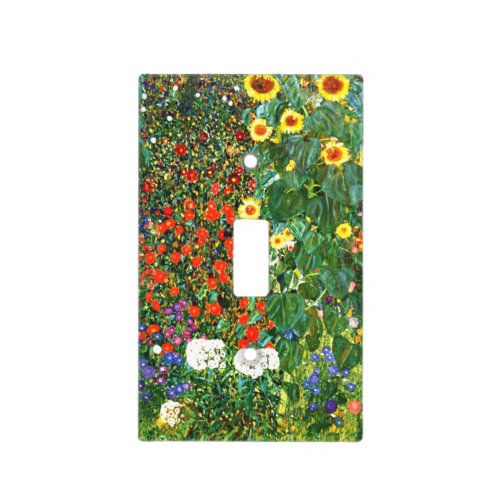 Farm Garden with Sunflowers Light Switch Cover