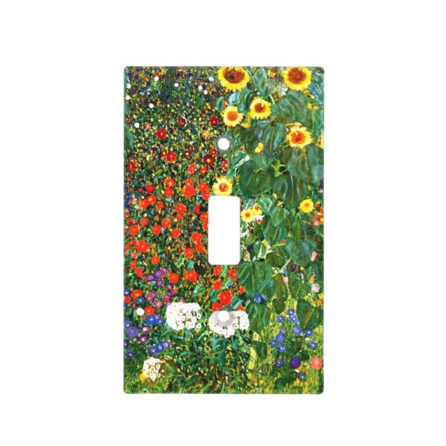 Farm Garden with Sunflowers Light Switch Cover (Front)