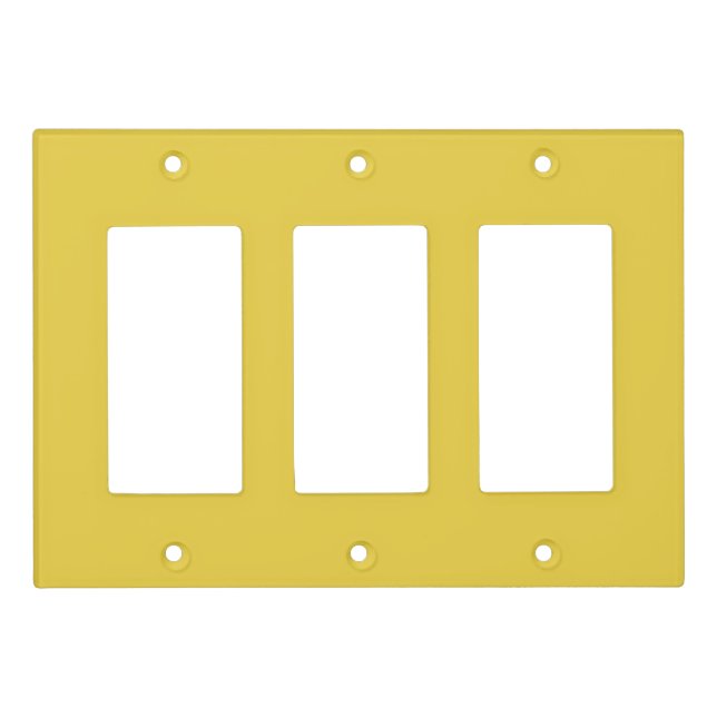 Farm Garden Yellow Light Switch Cover (Front)