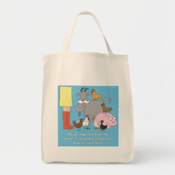 Farm Girl Grocery Bag by ChickinBoots at Zazzle