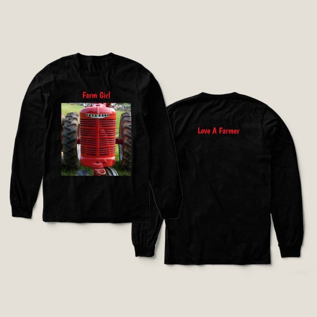 Farm Girl Tri-Blend Shirt (Design Front & Back)