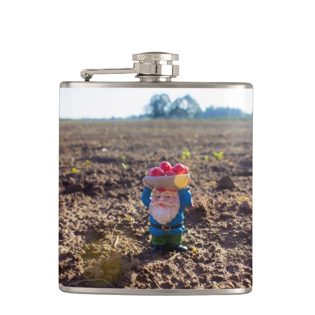 Farm Gnome Flask (Front)