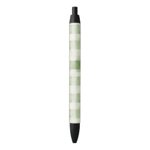 Farm Green Cream Plaid Pen