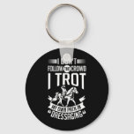Farm Horse Riding Horseback Riding Horse Trainer D Keychain
