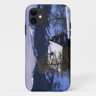 Farm house and Mount Rigi and Pilatus, iPhone 11 Case