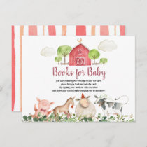 Farm House Animals Barnyard Books for Baby Postcard