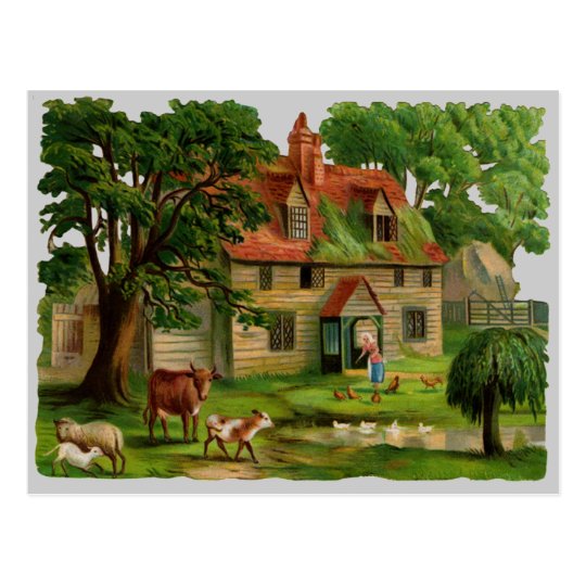 farm_house_with_chickens_postcard rc4cd4c4ecd3e42c38b7360f46dafe7e8_vgbaq_8byvr_540