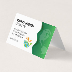 Farm Icon   Green Earth Business Card