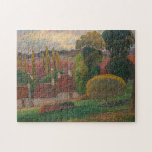 "Farm in Brittany" by Paul Gauguin Jigsaw Puzzle