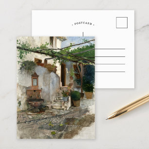 Farm Interior from South of Spain Hugo Birger Postcard