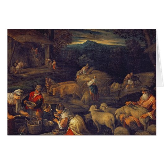 Farm Interior or Shearing Sheep Cards (Front Horizontal)