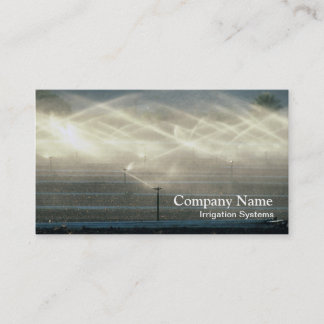 Farm irrigation business card