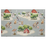 Farm Land Large Image Pattern Fabric