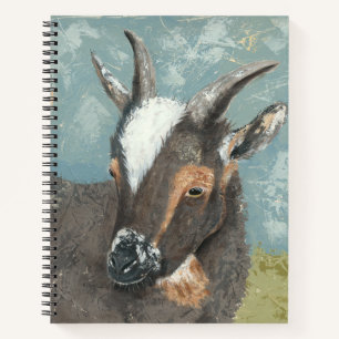 Farm Life-Grey Goat Notebook