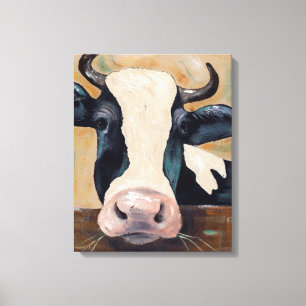 Farm Life - Gunther the Cow Canvas Print