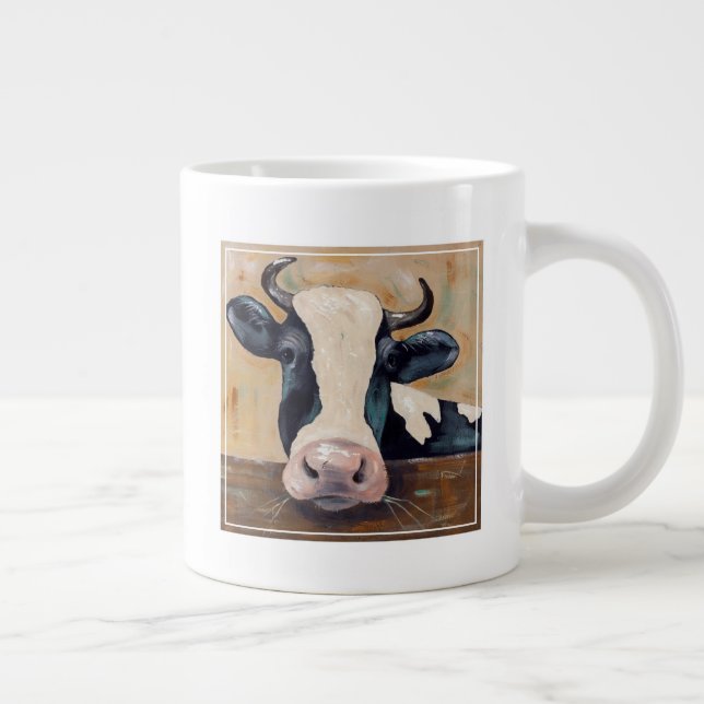 Farm Life - Gunther the Cow Giant Coffee Mug (Right)