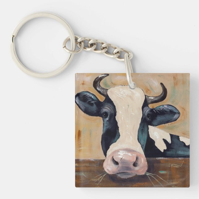 Farm Life - Gunther the Cow Keychain (Front)