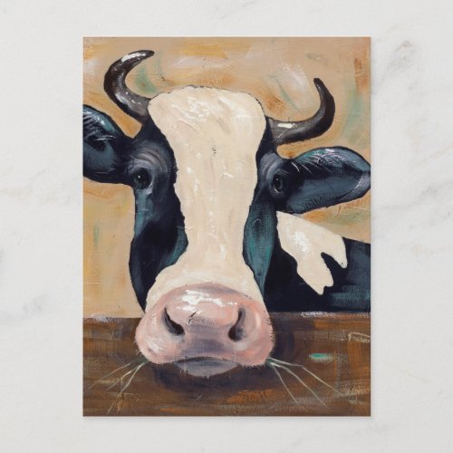 Farm Life _ Gunther the Cow Postcard