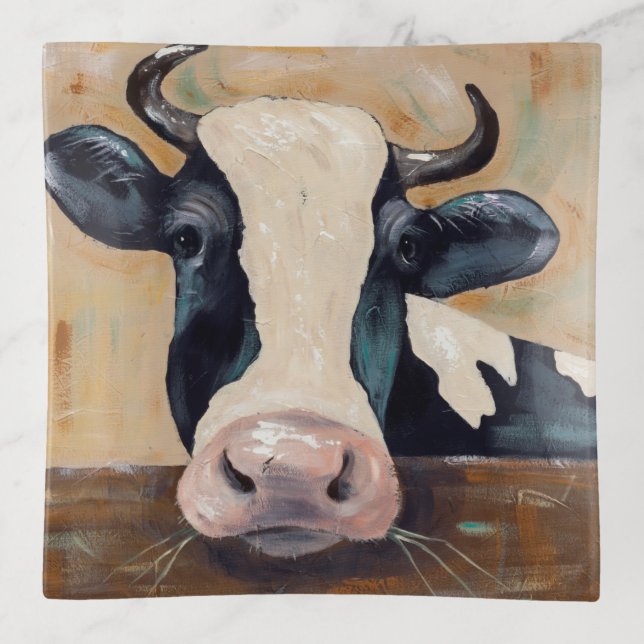 Farm Life - Gunther the Cow Trinket Tray (Front)