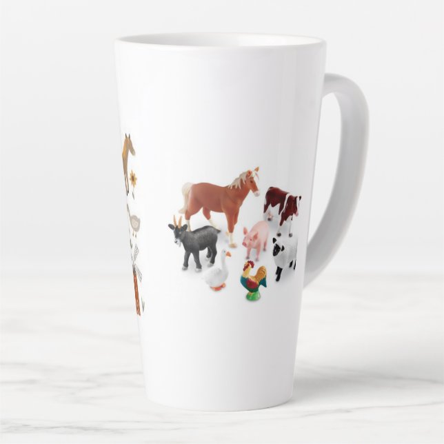 Farm Life Latte Mug (Right Angle)