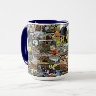 Farm Life Photo Collage,   Mug