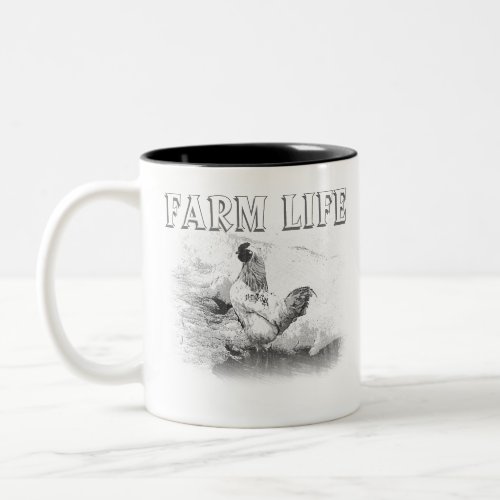 Farm Life Two_Tone Coffee Mug