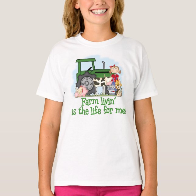 Farm Livin' (Girl) T-Shirt (Front)