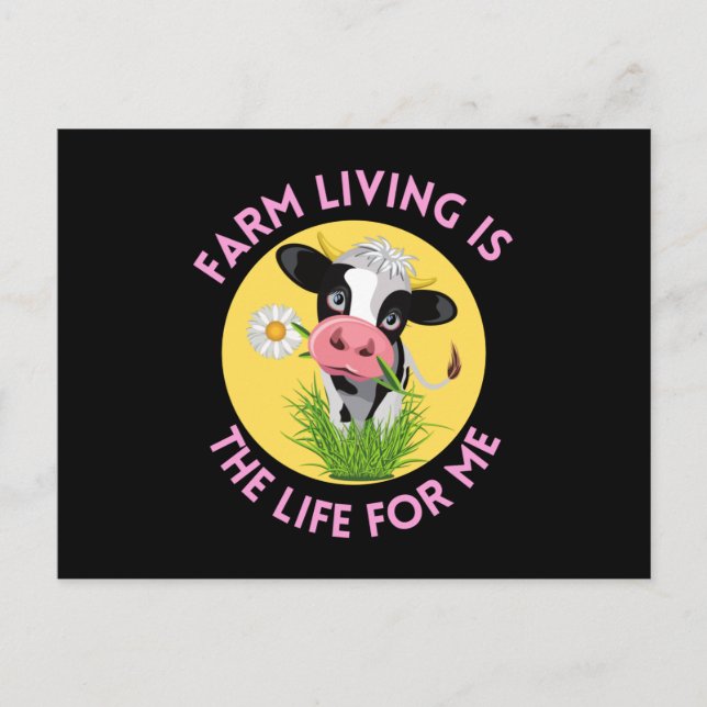 farm living is the life for me postcard (Front)