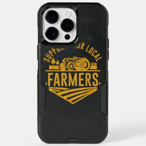 Farm Local Food Patriotic Farming Idea Farmer OtterBox iPhone 14 Pro Max Case
