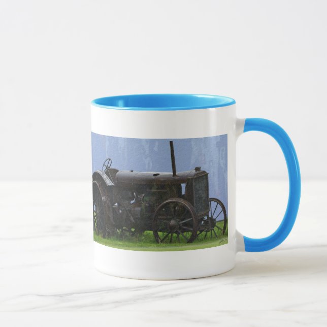 Farm Machinery, Tractor, Back-Hoe, Farm Vehicle Mug (Right)