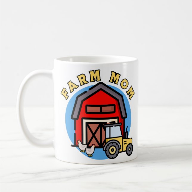 Farm Mom Coffee Mug (Left)