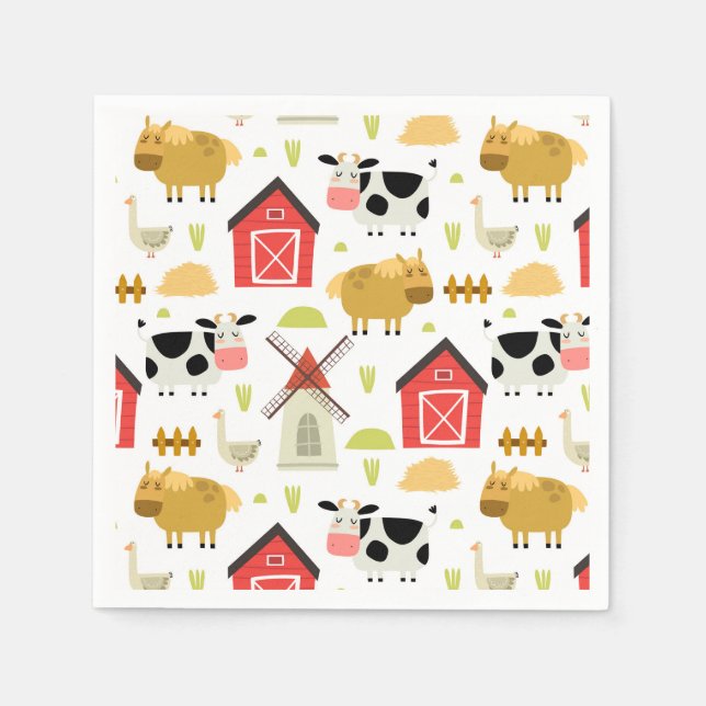 Farm  napkins (Front)