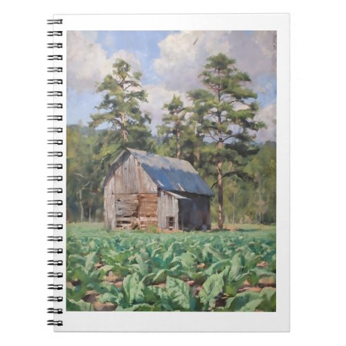 farm oil painting notebook