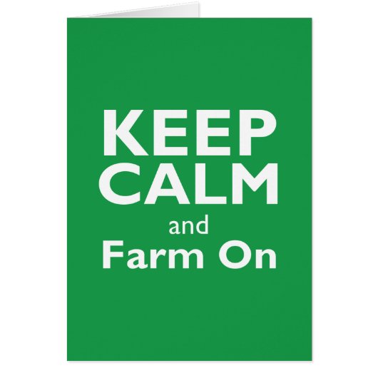 Farm On Cards (Front)
