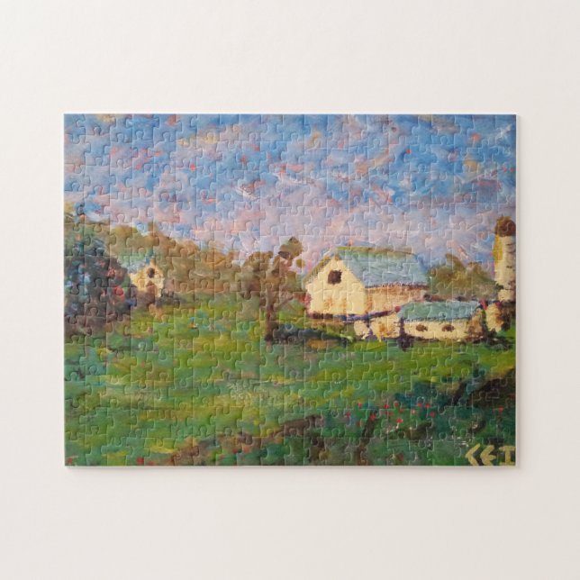 Farm on Mount Zion Road 11x14 inch Jigsaw Puzzle (Horizontal)