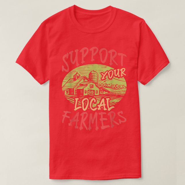 Farm Owner Harvesting Farming Farmer  T-Shirt (Design Front)