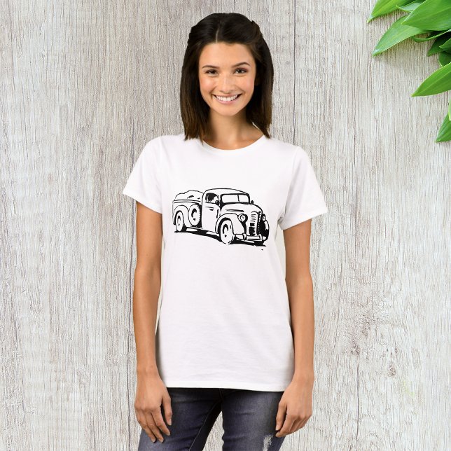 Farm Pickup Womens T-Shirt (Creator Uploaded)