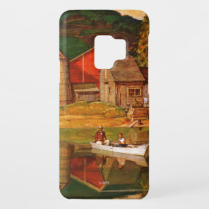 Farm Pond Landscape by Mead Schaeffer Case-Mate Samsung Galaxy S9 Case