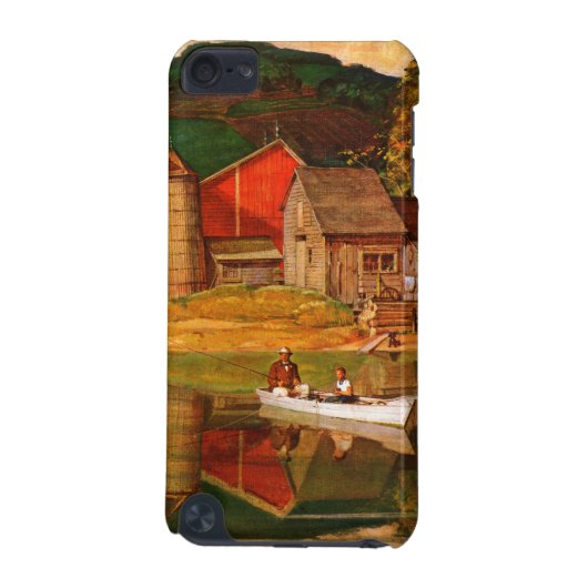 Farm Pond Landscape by Mead Schaeffer iPod Touch 5G Cover (Back)