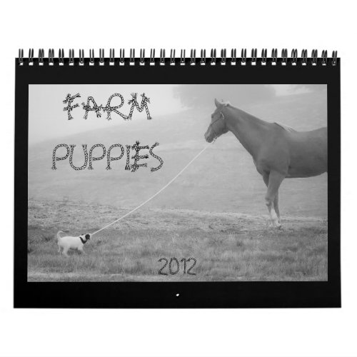 Farm Puppies Calendar