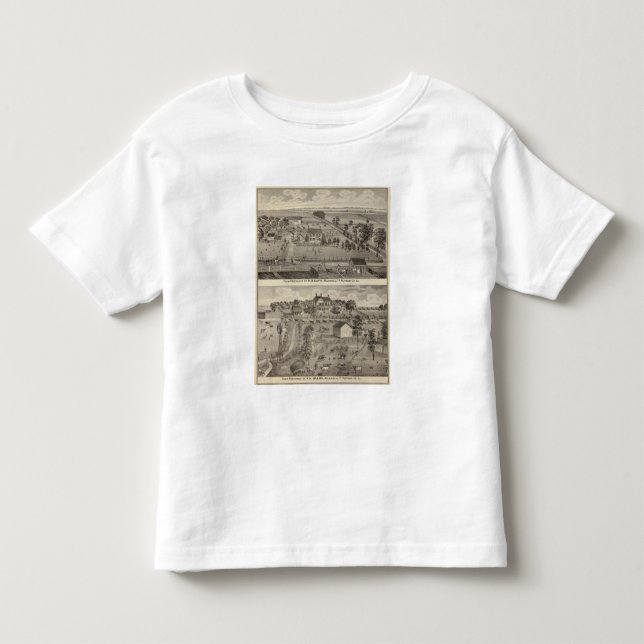 Farm residences of HB Kay and YA Glenn Toddler T-shirt (Front)