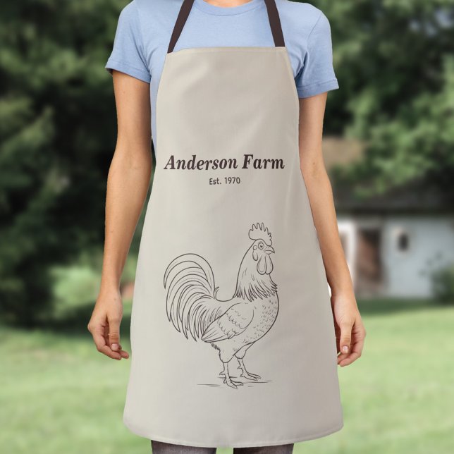 Farm Rooster Apron (Farm Rooster Apron)
