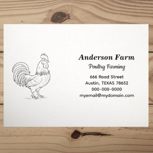 Farm Rooster Return Address Self-inking Stamp
