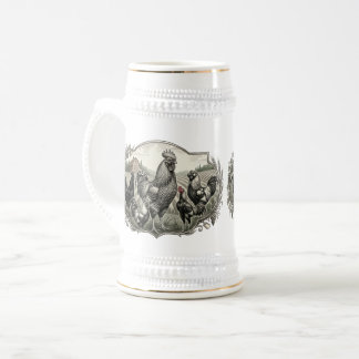 farm rosters beer stein